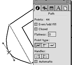 turning on Automatic curvature in Object Inspector