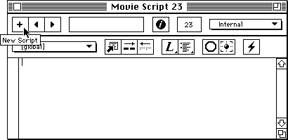 empty script window